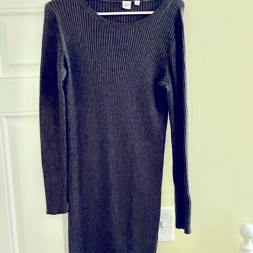 Gap Long Sleeve wool dress size M